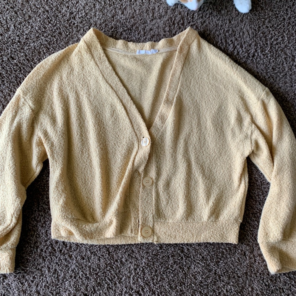 Yellow Cardigan